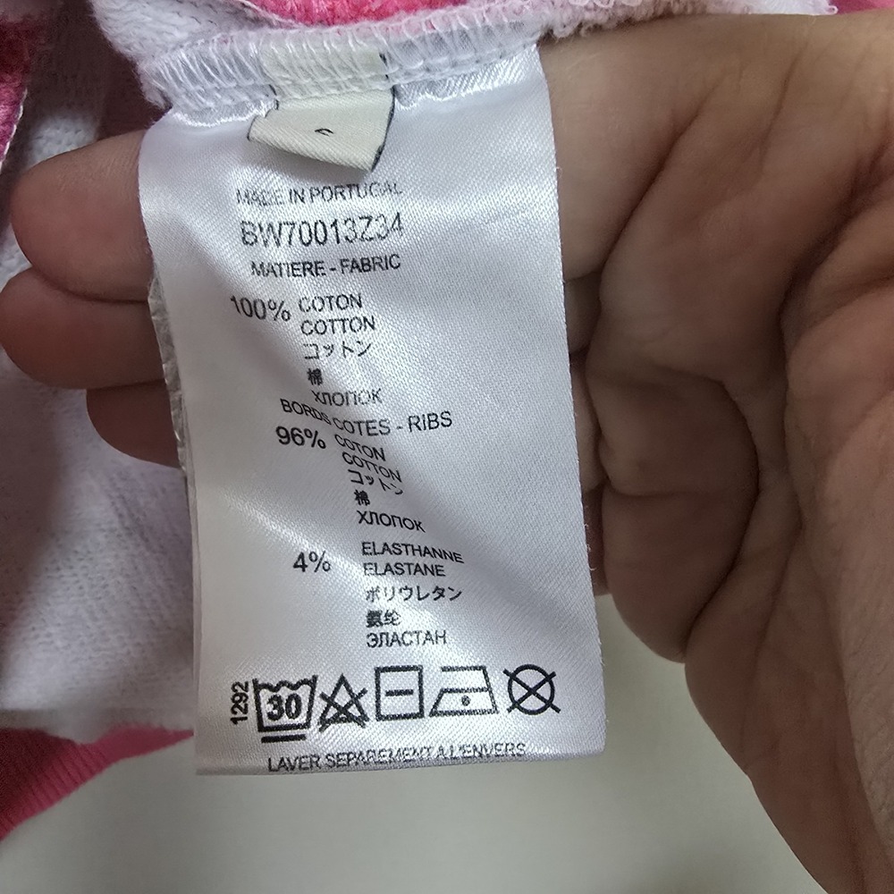 GIVENCHY Flower Printed Cotton‎ Jersey Sweatshirt In Pink Sz S Luxury Designer - Picture 7 of 10